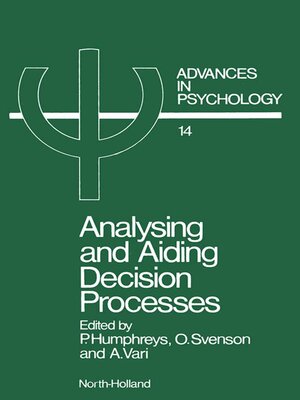 cover image of Analysing and Aiding Decision Processes